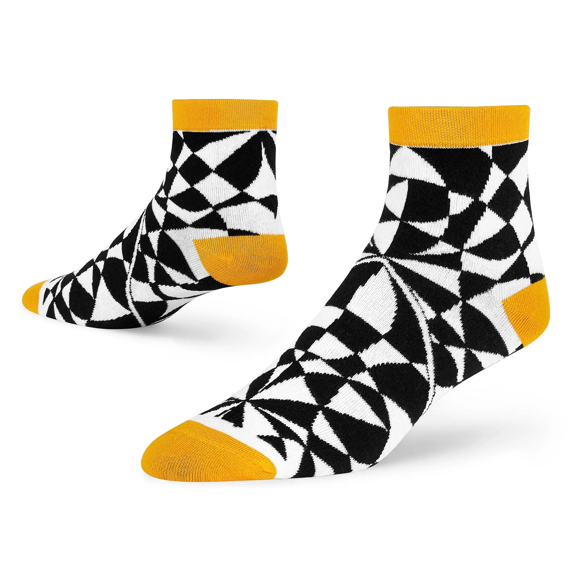 Trendy Ankle Socks - 4-Pack in Eye-Catching Designs
