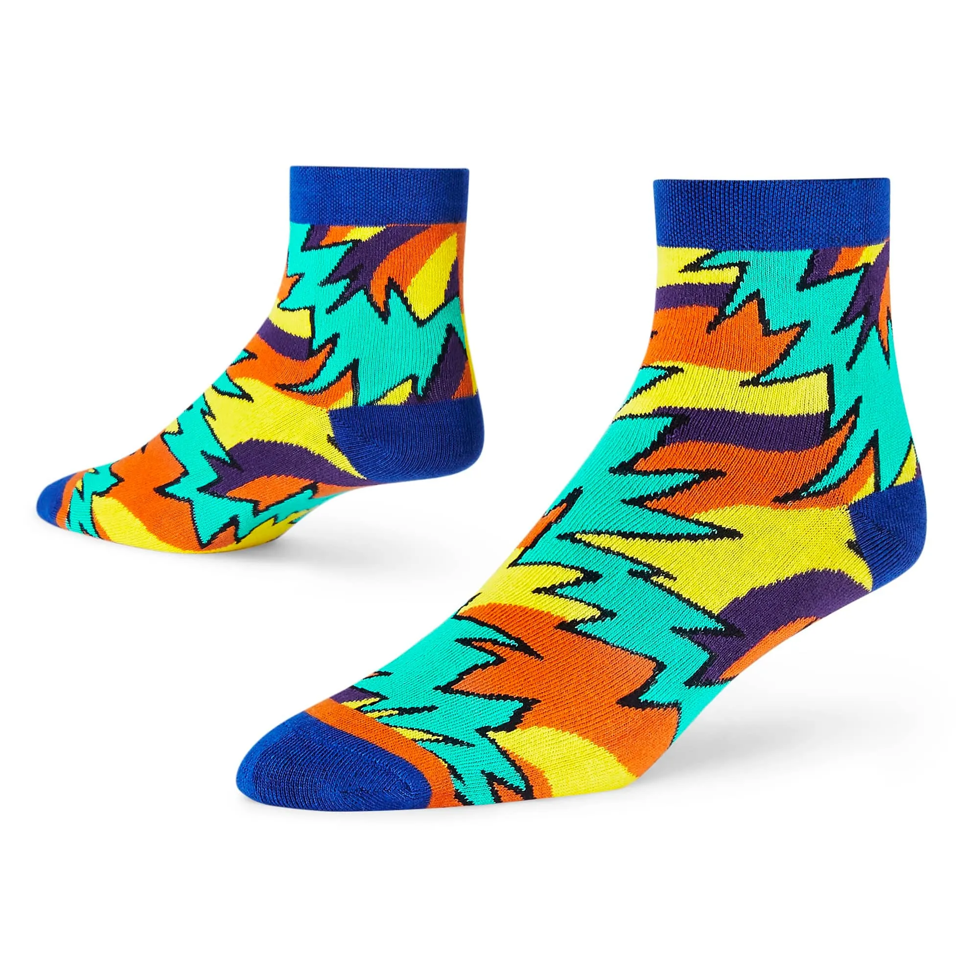 Trendy Ankle Socks - 4-Pack in Eye-Catching Designs
