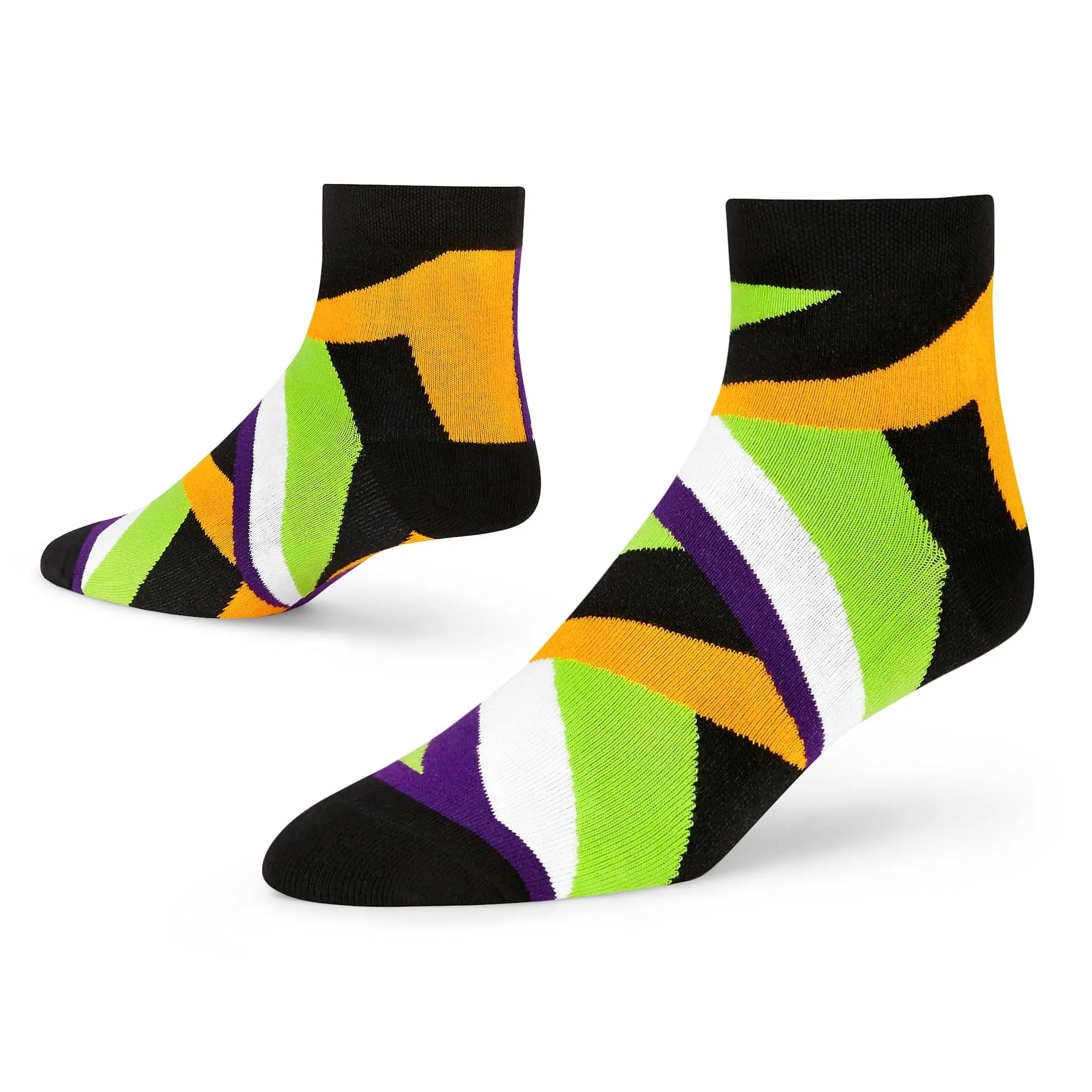 Trendy Ankle Socks - 4-Pack in Eye-Catching Designs
