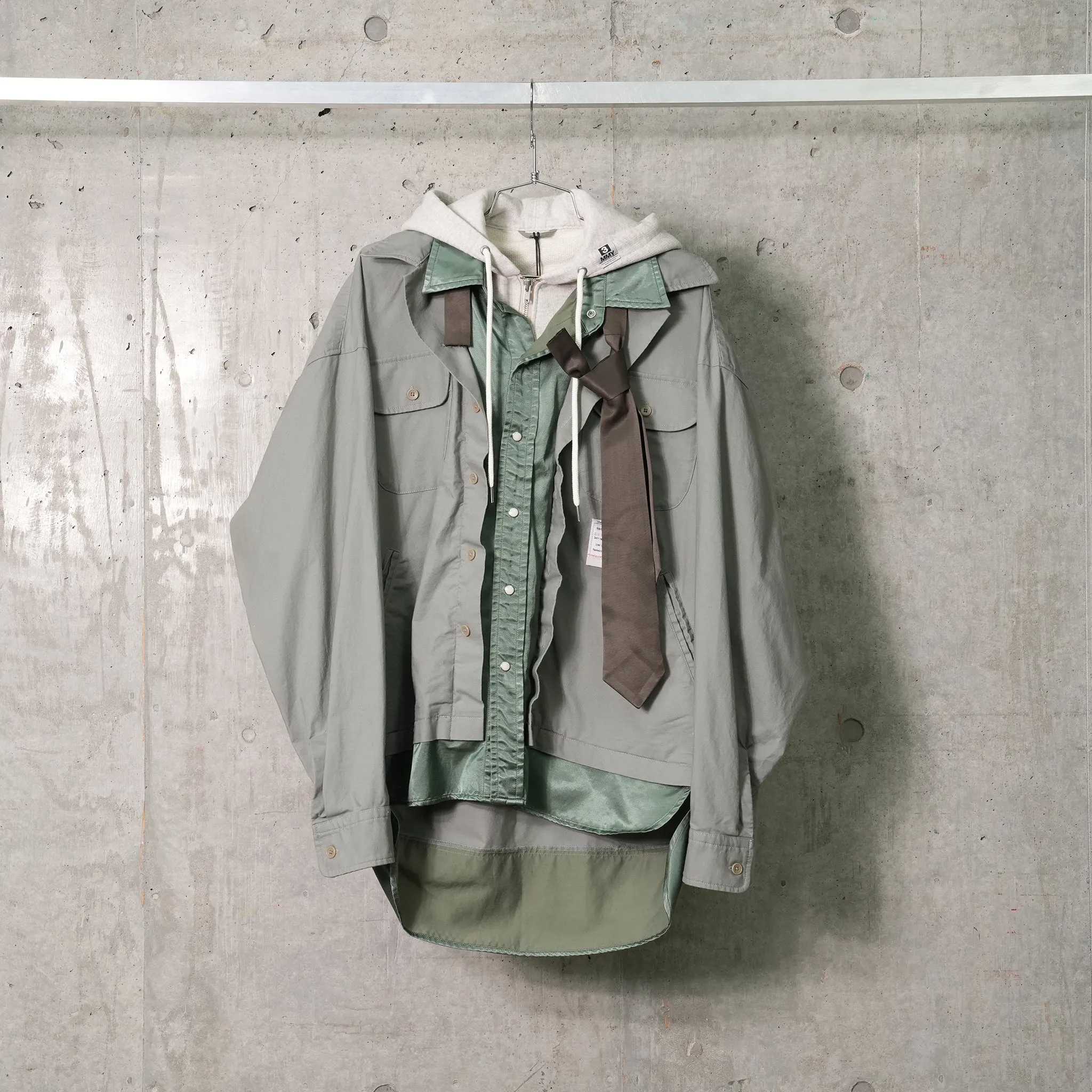 TRIPLE LAYERED SHIRT / KHAKI