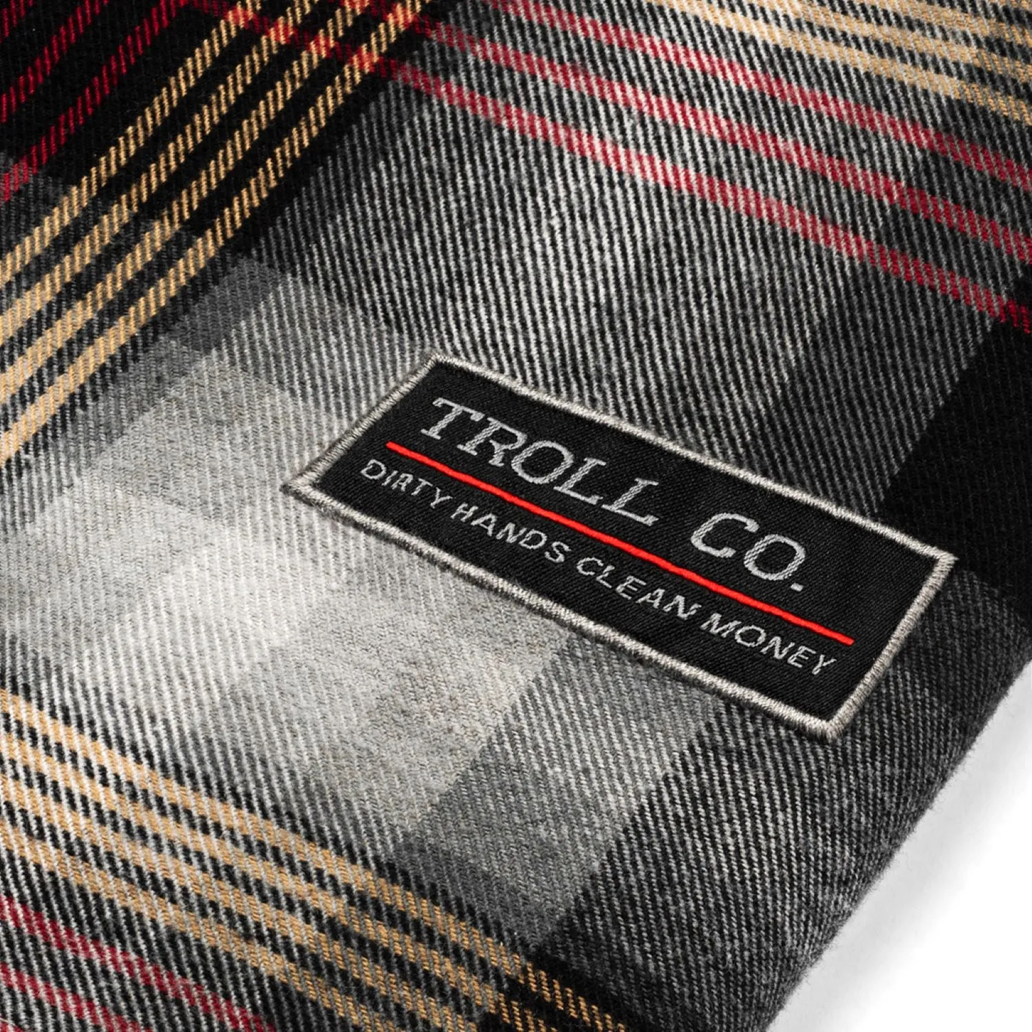 Troll Co. Men's True Grit Button-Down Long Sleeve Work Shirt