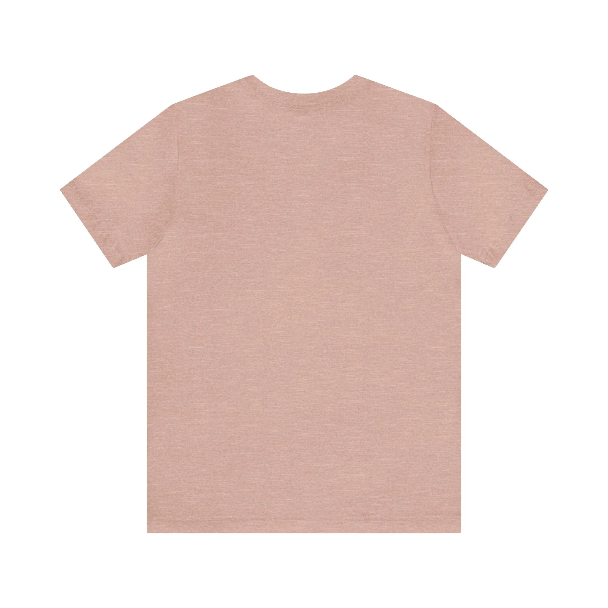 Unisex Jersey Short Sleeve Heather Prism Peach T Shirt