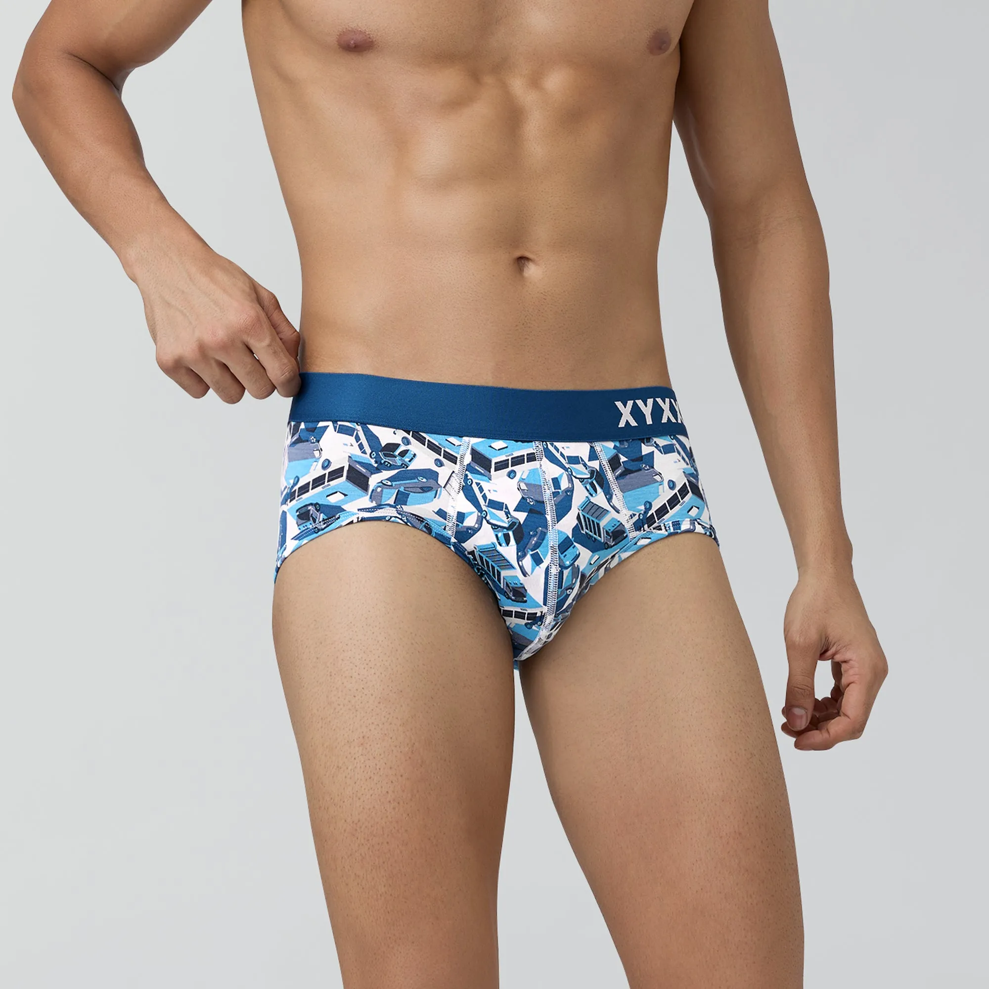 Urbane Modal Briefs Street Blue