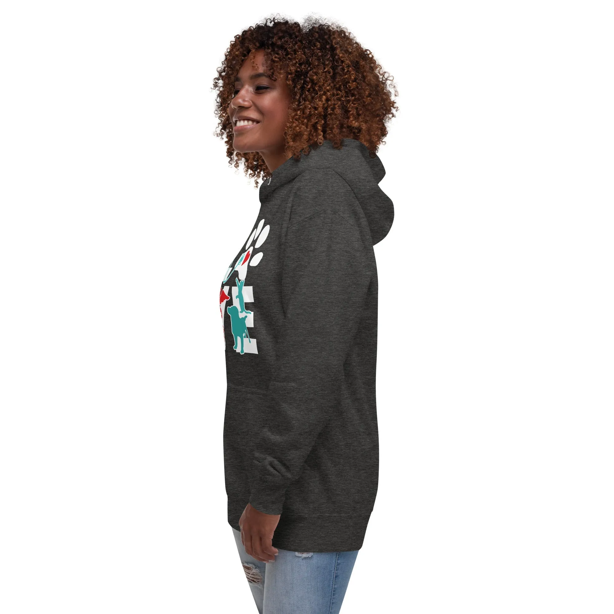 Veterinary Love Dog and Cat Unisex Premium Hoodie