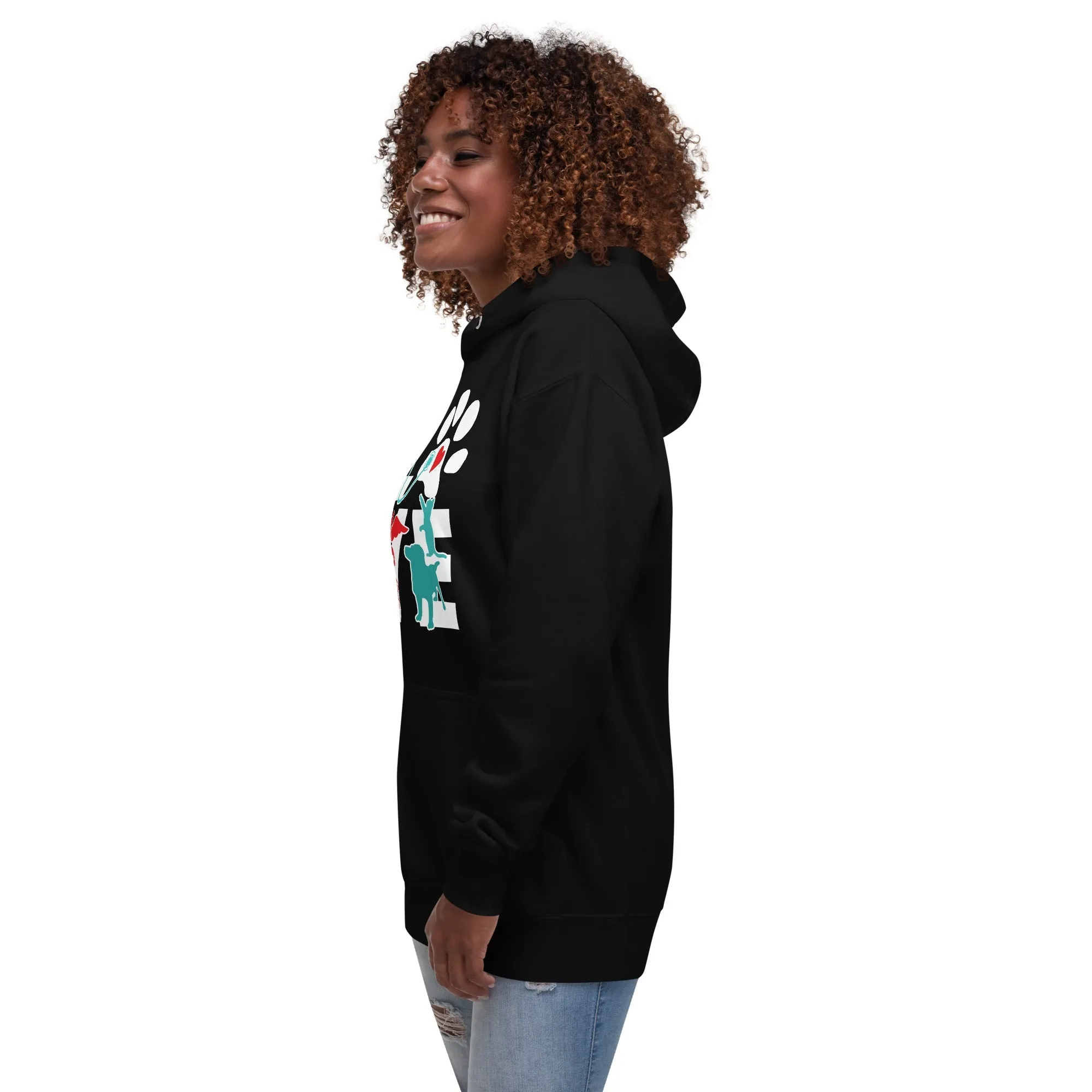 Veterinary Love Dog and Cat Unisex Premium Hoodie