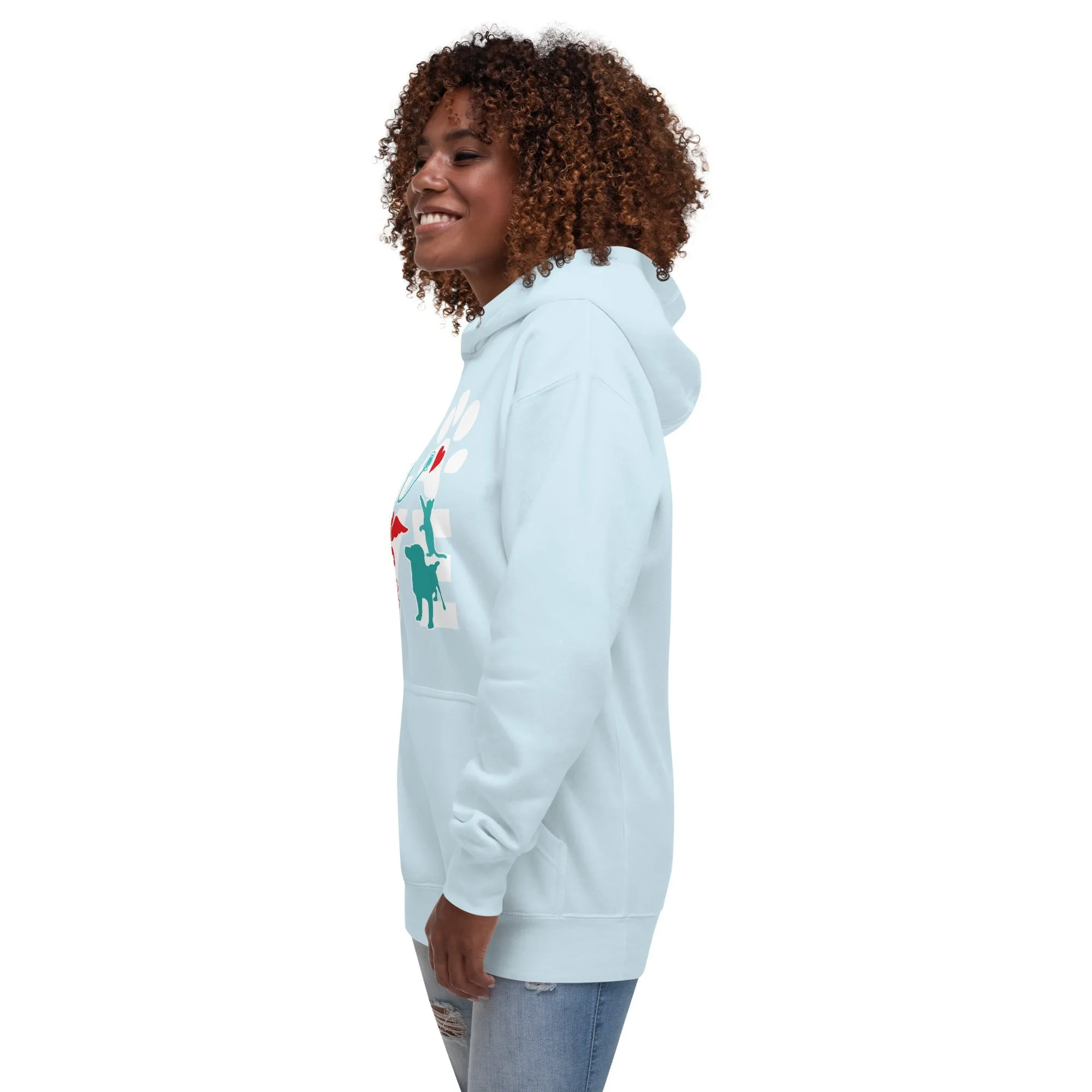 Veterinary Love Dog and Cat Unisex Premium Hoodie