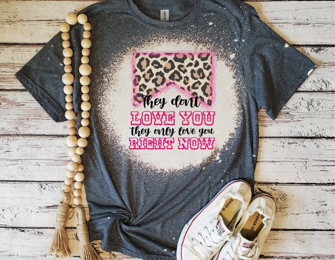 Wallen Music Inspired They Don't Love You Bleached T-Shirt