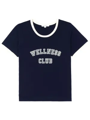 Wellness Club motif-print T-shirt