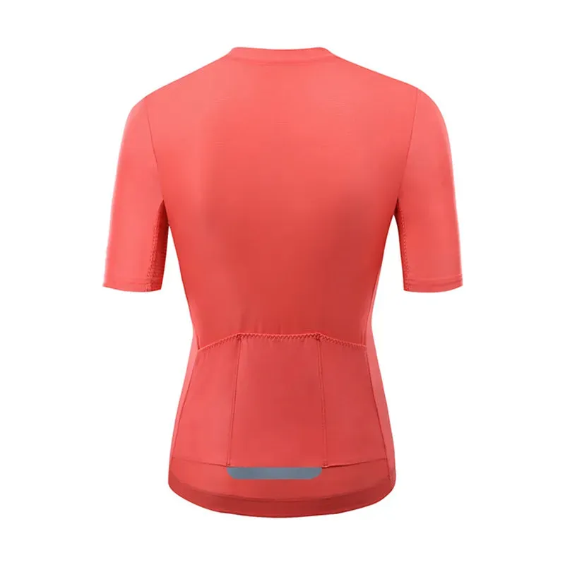 Women's Cycling Jersey Short Sleeve Full Zipper Summer Road Bike Shirts Pro Team Bicycle Clothing