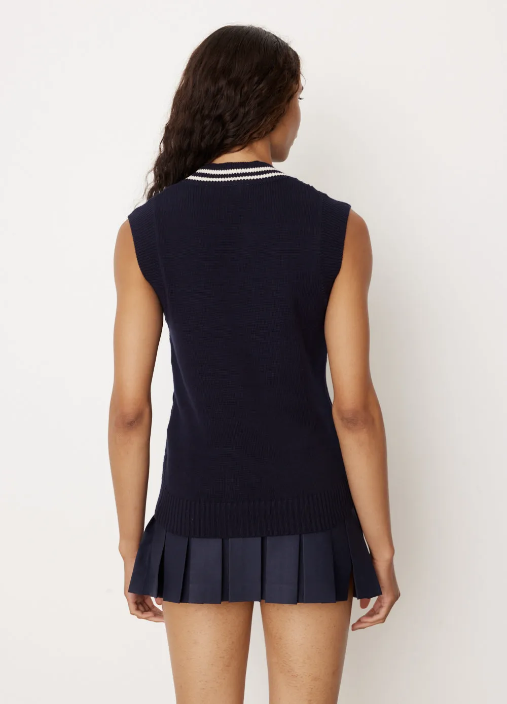 x Lacoste Zig Zag Vest