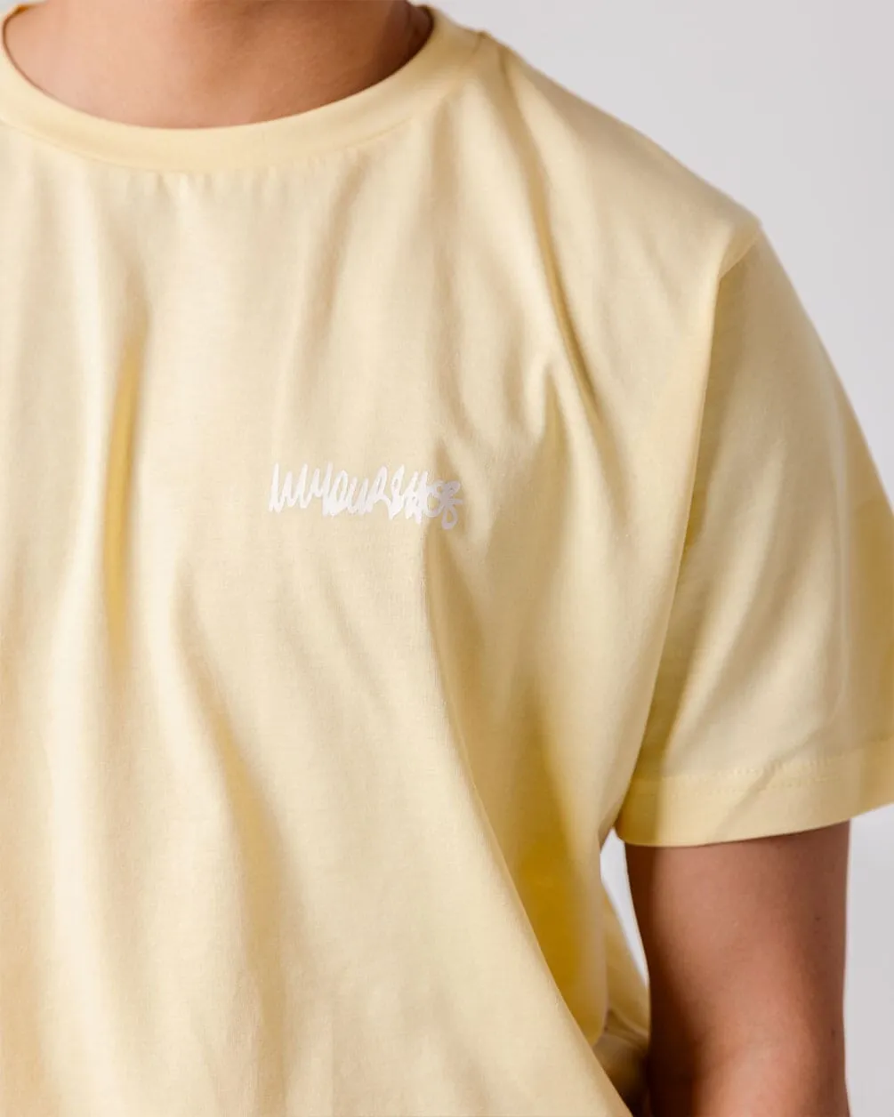 Yellow IYS Printed Regular Tee