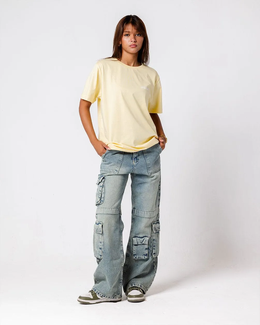 Yellow IYS Printed Regular Tee
